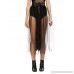 Chigant Women’s Bikini Gauze Swimwear Bikini Cover up Beach Slit Skirt Black B074W339W2